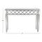 Silver Glam Wood Console Table, 32" x 47"